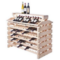 Modularack  Pro Natural Island Deluxe Fixture (144 Bottle Rack)